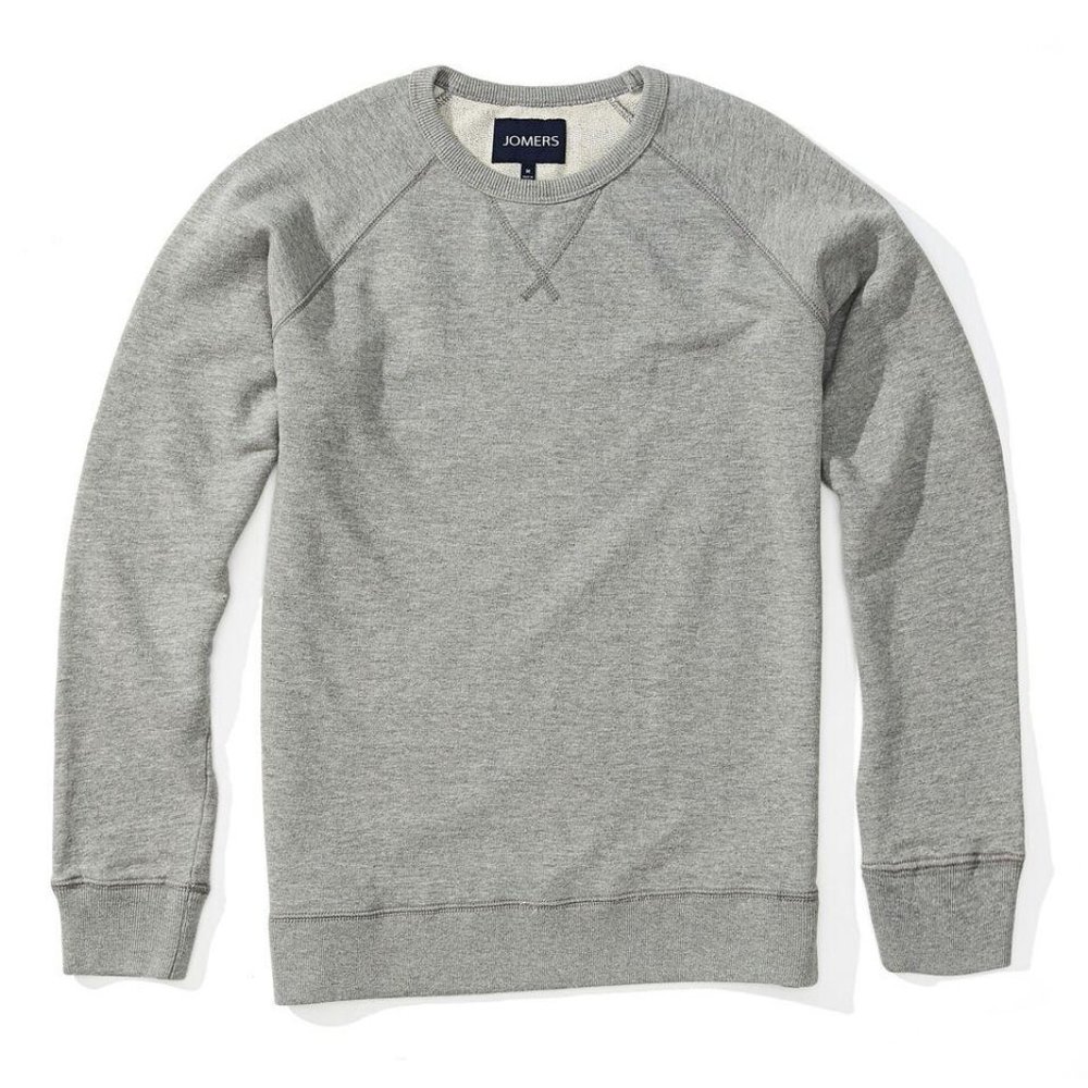Jomers Johnny Heather Gray French Terry Sweatshirt Medium